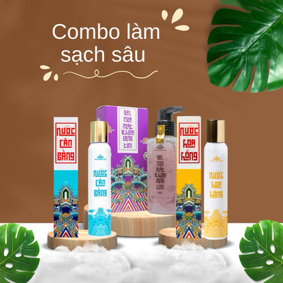 Combo làm sạch sâu Phấn Nụ Hoàng Cung 120ml