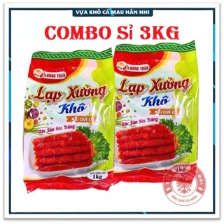 [COMBO SỈ] 3KG Lạp Xưởng Khô Thịt Heo Lương Trân - Mai Quế Lộ Nhiều Thịt - Vựa Khô Hân Nhi Cà Mau