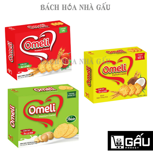 Bánh Omeli Cracker Hộp 288g