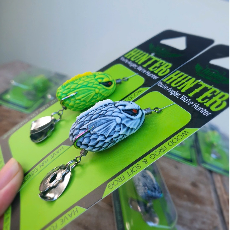  Mồi câu lure nhái hơi  nhái hơi câu cá lóc siêu nhạy SIZE 3,8cm 