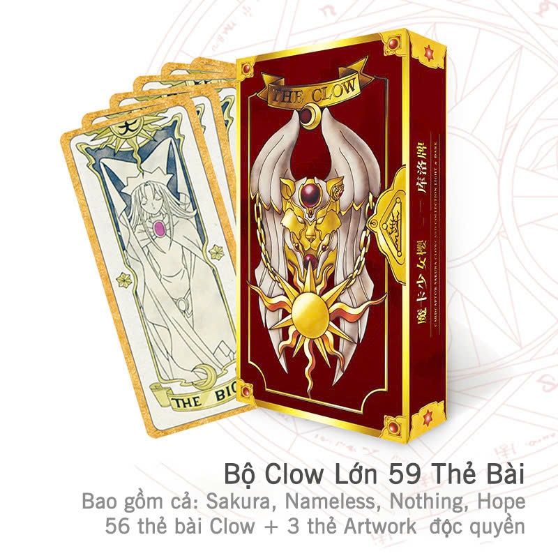 Bộ Bài Clow Classic Và Bộ Bài Sakura Classic - Bộ Bài Clow Và Sakura Cổ Điển - 17457