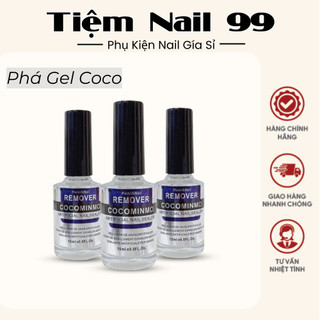 Nước phá gel Cocominmo siêu rẻ - Nước phá gel móng tay không nóng rát (15ml)