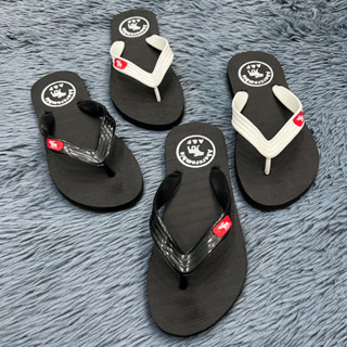 Dép tông Hươu, dép xỏ ngón, dép kẹp, dép tông logo tròn thiết kế đơn giản, dép đế cao su cứng mang không xẹp