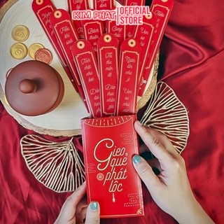 Lì Xì Gieo Quẻ Phát Lộc Tết 2025 (Bao Gồm 12 Thẻ Quẻ Và 1 Hộp Đựng Quẻ)