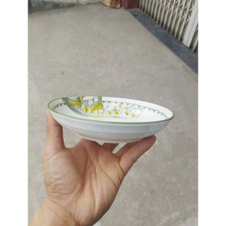 ( mua 10 tặng 1) Dĩa sứ bông 20 cm, dia sứ 6 inch hoa NH01