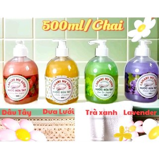    ComBo 4 Chai   Nước Rửa Tay Canary 500ml Khử Mùi Kháng Khuẩn Làm Sạch Hiệu Quả 