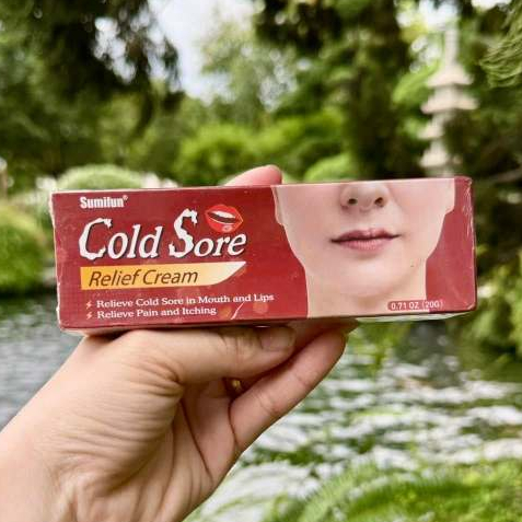 SUMIFUN Kem dưỡng môi hạt Fordyce, mụn bã nhờn, Herpes Kem chăm sóc môi khô, nứt nẻ từ thảo dược