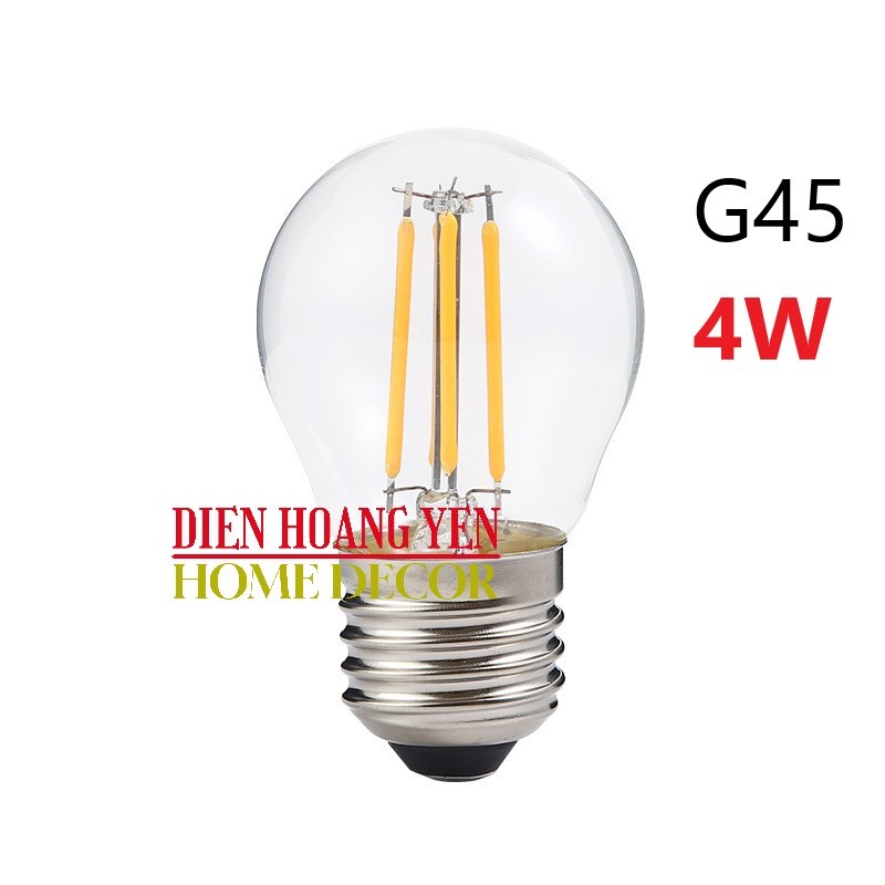 Bóng Đèn Tròn Edison Vintage G45 4W E27