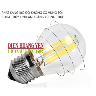 Bóng Đèn Tròn Edison Vintage G45 4W E27