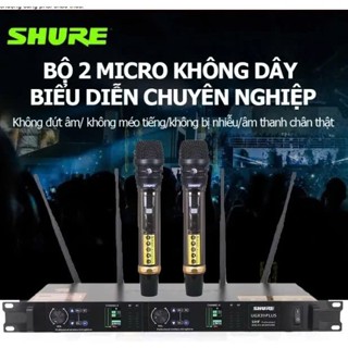 Micro Không Dây, Micro Karaoke Shure UGX 39plus - Độ Nhạy Cao, Micro Chống Hú Rít, Hát Nhẹ, Hỗ Trợ Giọng Hát Tối Đa