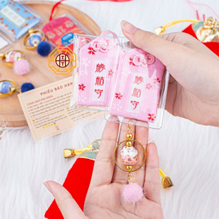 Túi phước may mắn Omamori [TẶNG TÚI GẤM] treo Mèo Tài Lộc Dễ Thương Hỗ Trợ Học Tập Tình Duyên