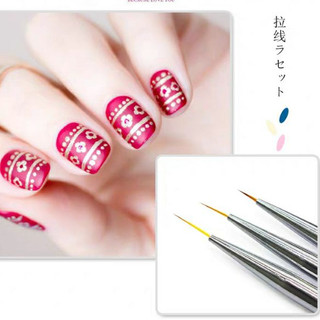 Cọ 3 Cây Bộ Cọ Vẽ Nét Nail - manh219