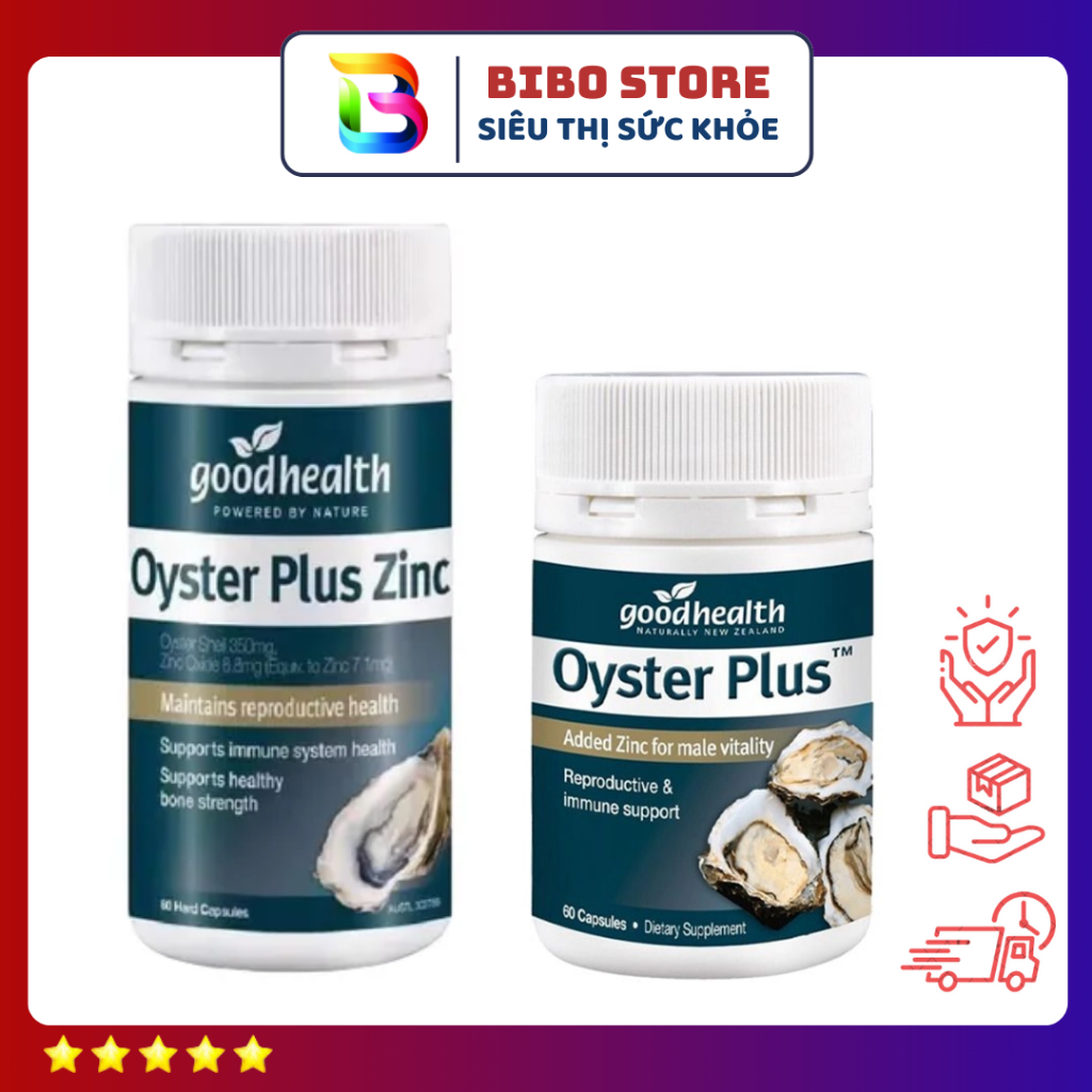 Viên Uống Tinh Chất Hàu Oyster Plus Goodhealth 60 Viên