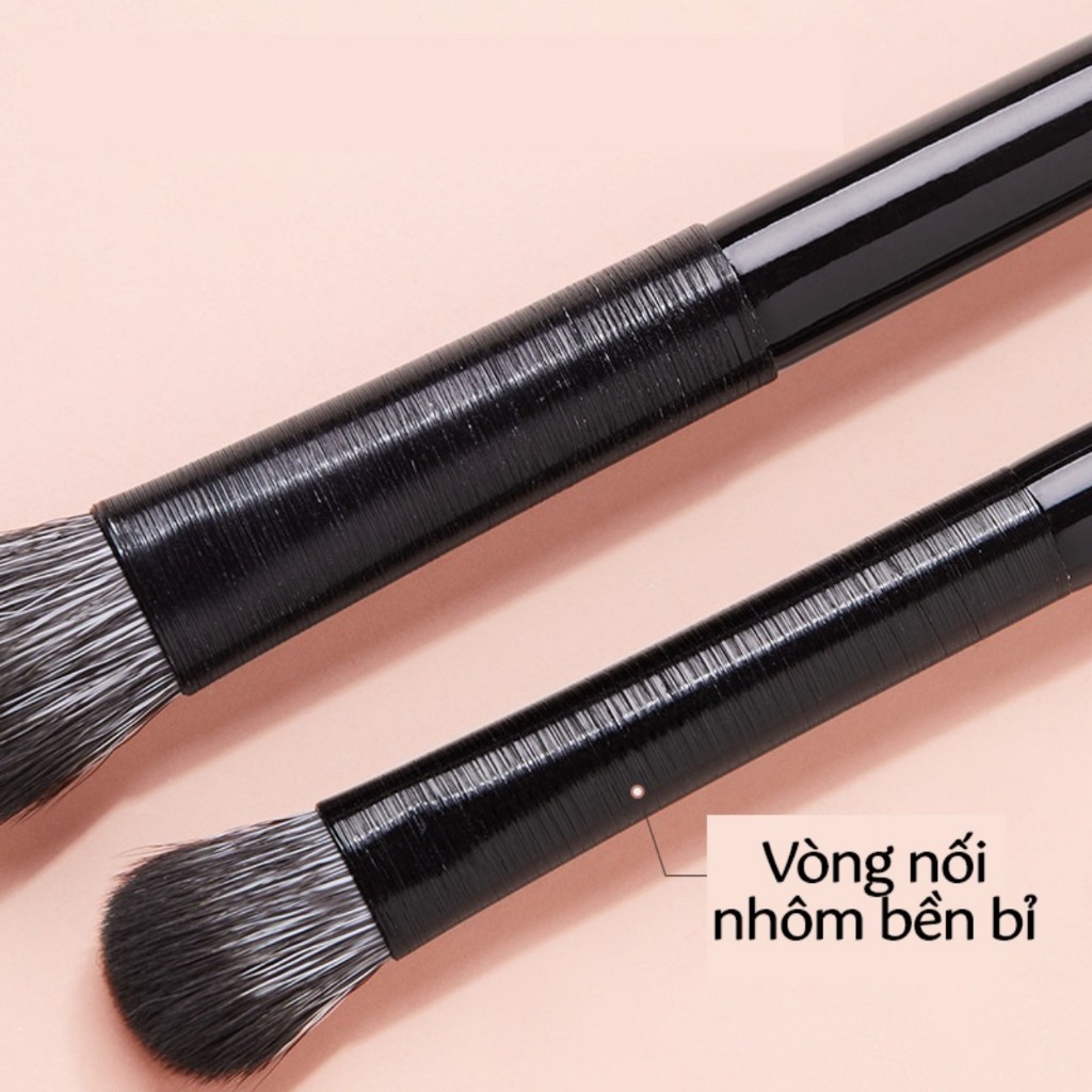 Bộ 5 Cọ Trang Điểm Mắt Chuyên Nghiệp, Cọ Đánh Phấn Mắt, cọ bắt sáng, cọ kẻ lông mày Nhỏ Gọn Tiện Lợi | BigBuy360 - bigbuy360.vn