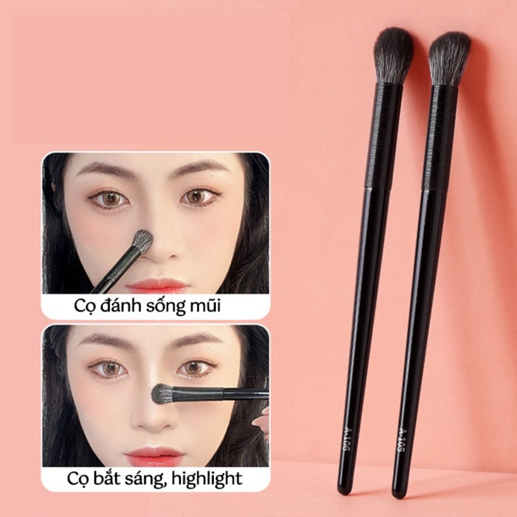 Bộ 5 Cọ Trang Điểm Mắt Chuyên Nghiệp, Cọ Đánh Phấn Mắt, cọ bắt sáng, cọ kẻ lông mày Nhỏ Gọn Tiện Lợi | BigBuy360 - bigbuy360.vn