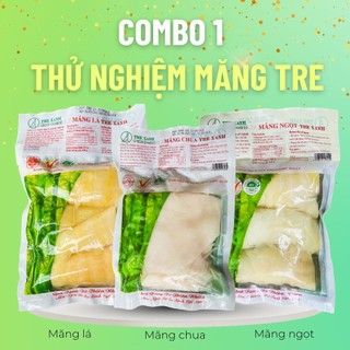 [Combo] Thử nghiệm Măng Tre Xanh An Thịnh: Măng Lá Búp, Măng Chua, Măng Ngọt