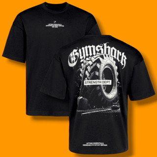 [BẢN BEST] Áo thun Oversize GYMSHARK bánh xe hoạ tiết in nổi 3D 250GSM GLORIGALLUS STORE