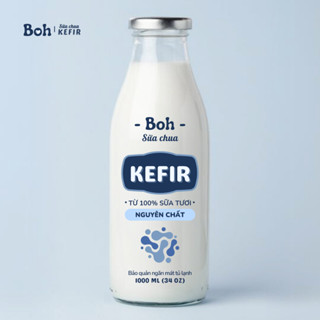 Sữa Chua Kefir Nguyên Chất Không Đường, Sữa Chua Uống Giúp Cải Thiện Tiêu Hoá, Tăng Cường Miễn Dịch và Dinh Dưỡng Cơ Thể