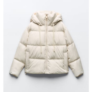  Áo phao trắng nữ Zara 