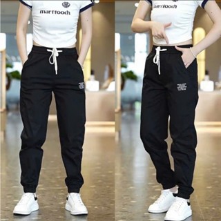 Quần jogger kaki thể thao nam nữ, quần jogger nam nữ cạo chun chất vải kaki