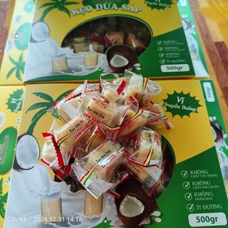 KẸO DỪA SÁP TÚI LẺ 100G