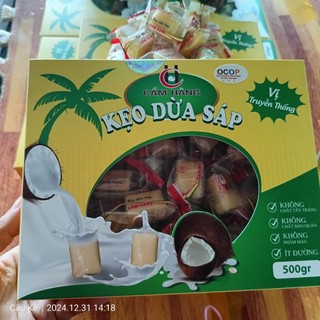 KẸO DỪA SÁP TÚI LẺ 100G