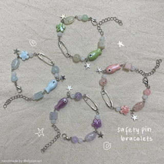  vòng tay Safety pin 🧷  4 màu  ☆ handmade by elysian ★  đọc kĩ mô tả  