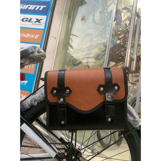 Túi da treo baga xe, xe máy, túi treo xe máy, xe cổ điển