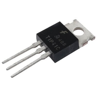 10 con IC NPN TIP41C to 220v