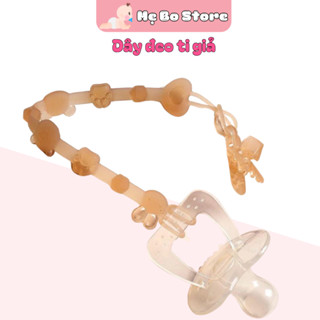 Dây Đeo Ti Giả, Gặm Nướu Cho Bé Bằng Silicon Hình Thú Chống Rơi An Toàn