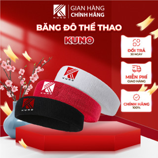 Băng Đô Thể Thao KUNO Chất Liệu Cotton Nam Nữ Băng Đô Đeo Trán Thấm Hút Mồ Hôi