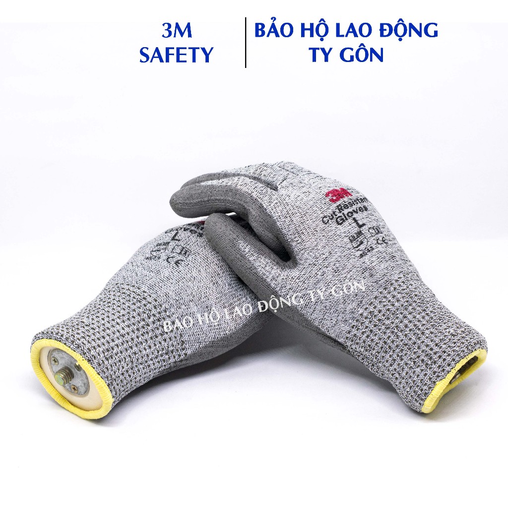 Găng tay chống cắt 3M phủ PU nhiều cấp độ