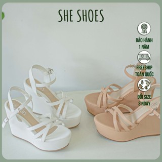 SANDAL ĐẾ XUỒNG 3 QUAI ĐAN CHÉO 11P~13P - NEW ARRIVAL - SDX13001