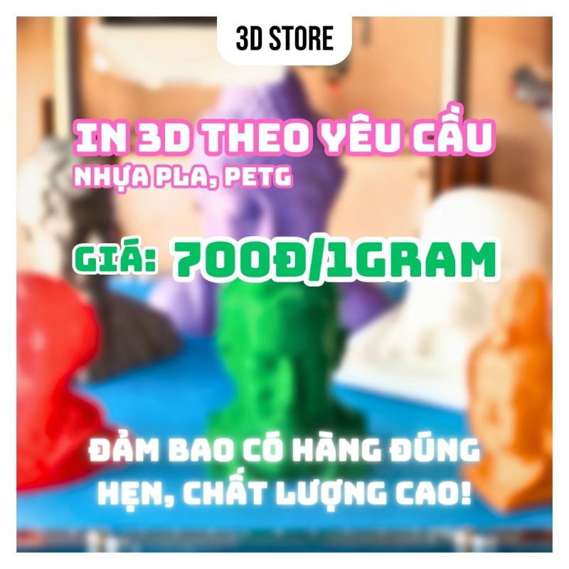In 3D theo yêu cầu giá cực rẻ - 3D Store