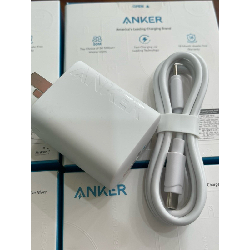 Bộ Củ Nhanh Anker 30W 312 – B2640 kèm Cáp C to C dài 0.9m