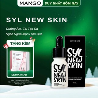 Tinh Chất Serum Kén Tằm Newskin Simming Sylic làm sạch mụn đầu đen & tái tạo da mặt 10ml