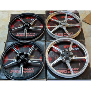 Mâm/vành 5 cây CNC Chính hãng ATR màu ĐEN Crom cho SIRIUS/EX2010 /Exciter 135,150/155/ WAVE110 FULED