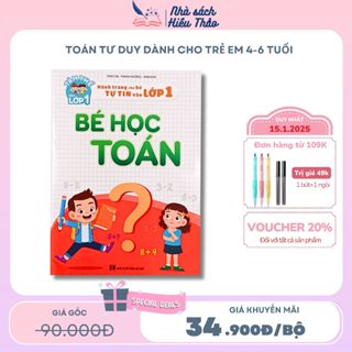 Sách - Bé học toán - Hành trang cho bé tự tin vào lớp 1