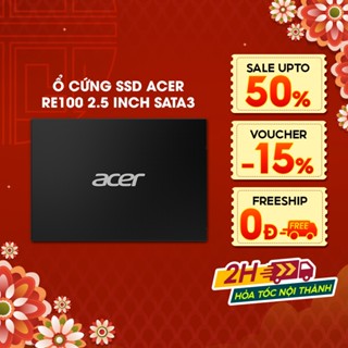 Ổ cứng SSD Acer RE100 2.5 inch SATA 3 tốc độ đọc/ghi 560MB/s - 514MB/s;128GB/256GB/512GB - Bảo hành 5 năm