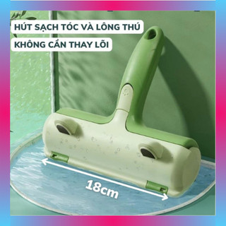 Cây lăn lông tĩnh điện hút sạch lông chó mèo và bụi bẩn, không cần thay lõi - Bé Nâu petshop