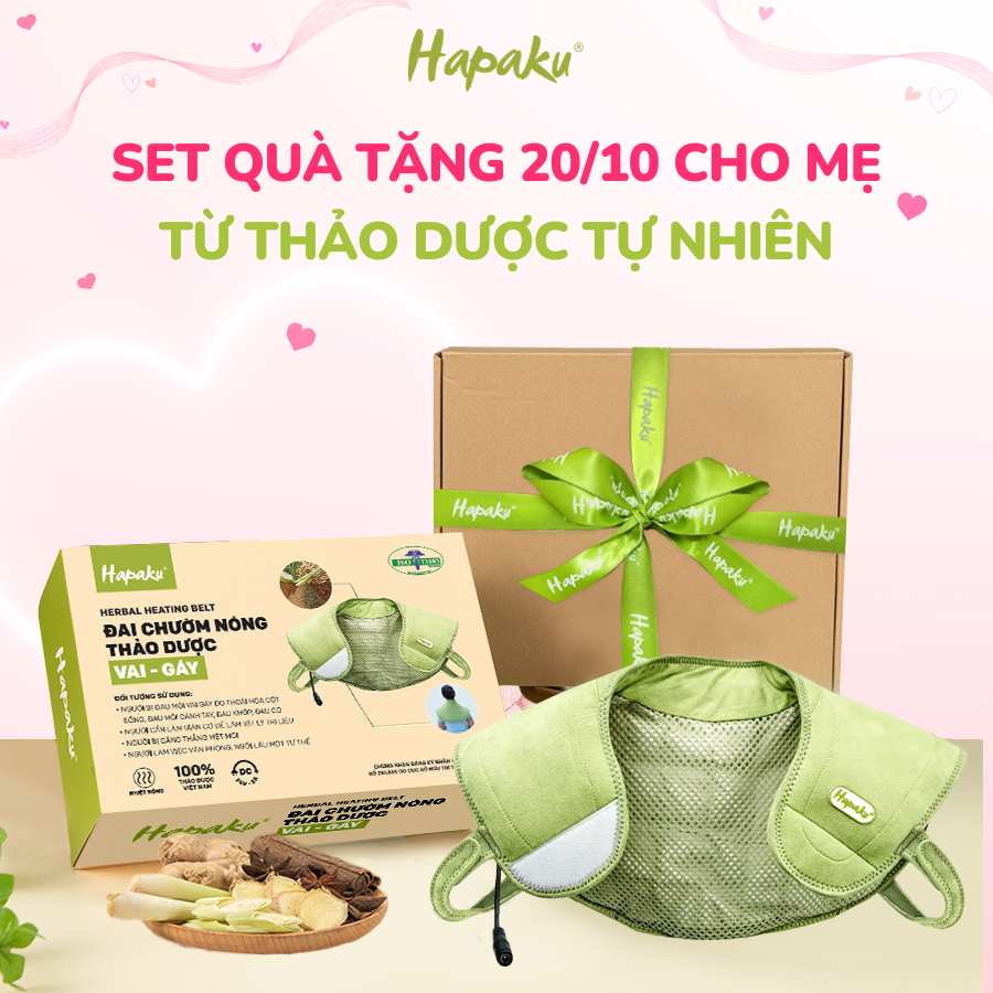 Set Quà Tặng 20/10, Quà Tặng Mẹ, Vợ, Tặng Bạn Gái, Quà Tặng Sức Khỏe Từ Thảo Dược Tự Nhiên HAPAKU
