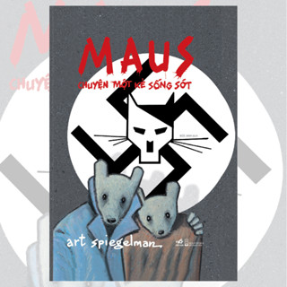 Sách Maus: Chuyện một kẻ sống sót (Art Spiegelman) Sách Bìa cứng, sách tranh - Nhã Nam HN Kho