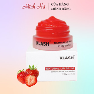 Son dưỡng môi Klash Natural Lip Balm 10g dưỡng ẩm môi căng mọng hồng hào