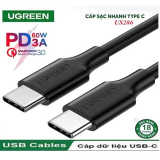 Cáp usb c to usb c ugreen 50997 50998 50996 60788 us286