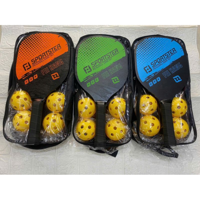 cặp vợt pickleball giá rẻ (tặng kèm 4 quả banh)