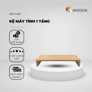 Kệ để màn hình máy tính, laptop cho bàn làm việc đa năng 1 tầng bằng mdf dày 17mm mt003