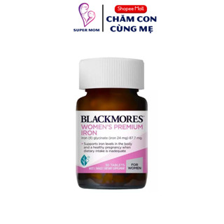 Viên Sắt Cho Bà Bầu Blackmores Pregnancy Iron Úc 30 Viên