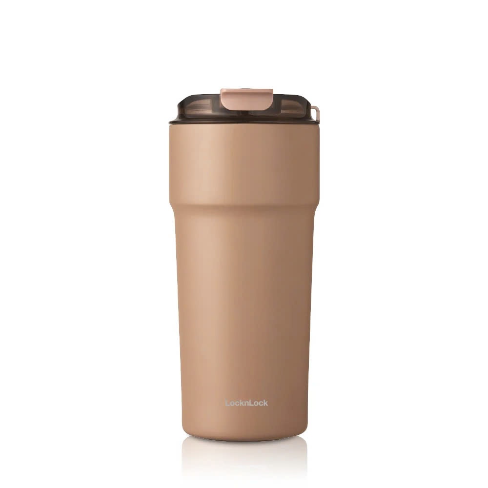 Ly giữ nhiệt LocknLock Metro Cafe Tumbler 650ml LHC4359, Màu Nâu Choco, Inox 304, Phủ sứ - K-MALL