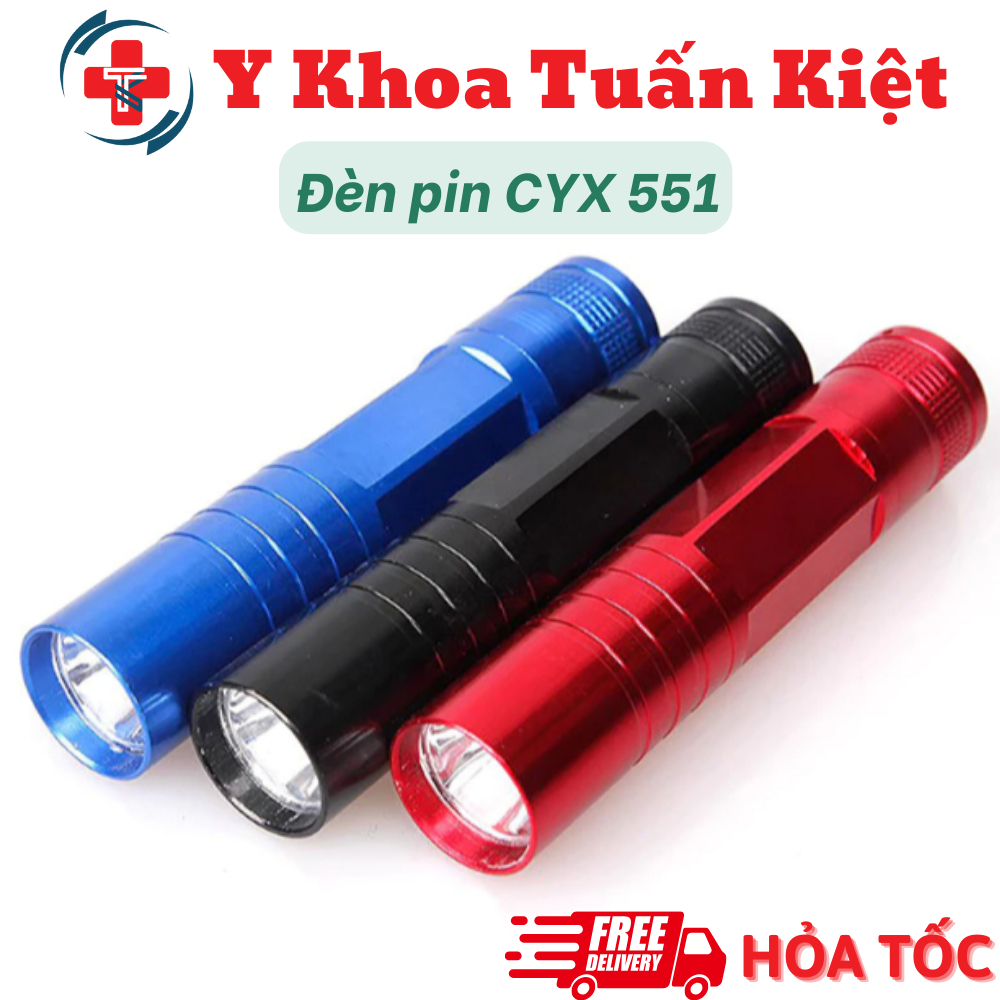 ✅ Đèn pin mini siêu sáng, đèn pin CYX 551