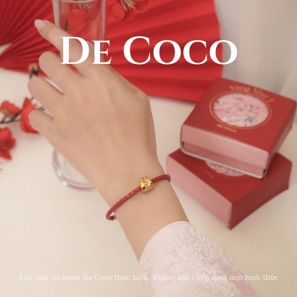 [MUA 1 TẶNG 1 CHARM NGÂN LƯỢNG] Vòng tay chỉ đỏ Như Ý may mắn DECOCO ACC (kèm Túi giấy + Hộp + Thiệp) | BigBuy360 - bigbuy360.vn